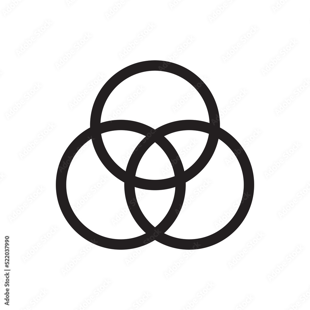 venn diagram icon vector illustration symbol venn diagram icon vector illustration symbol