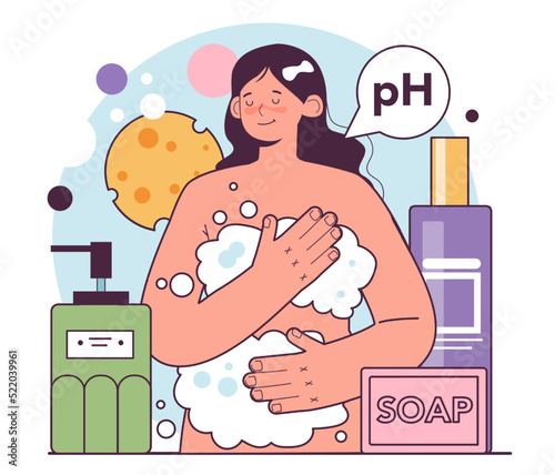 Perfumed body products. Hygiene and fragrance for good body smell