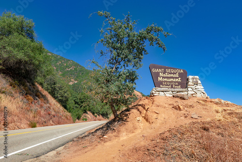 Wallpaper Mural Entrance sign of the Sequoia National Park Torontodigital.ca