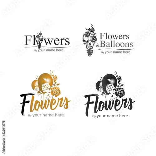 Diseño de Logo empresa de arreglos florales y festejos. 