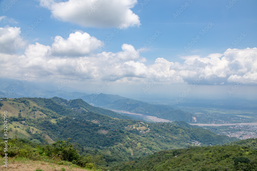 landscapes from the mountains and roads to villavicencio meta