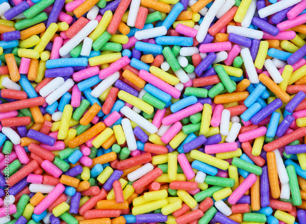 sprinkles Sugar candy, small colorful, macro background sprinkles Sugar candy, small colorful, macro background