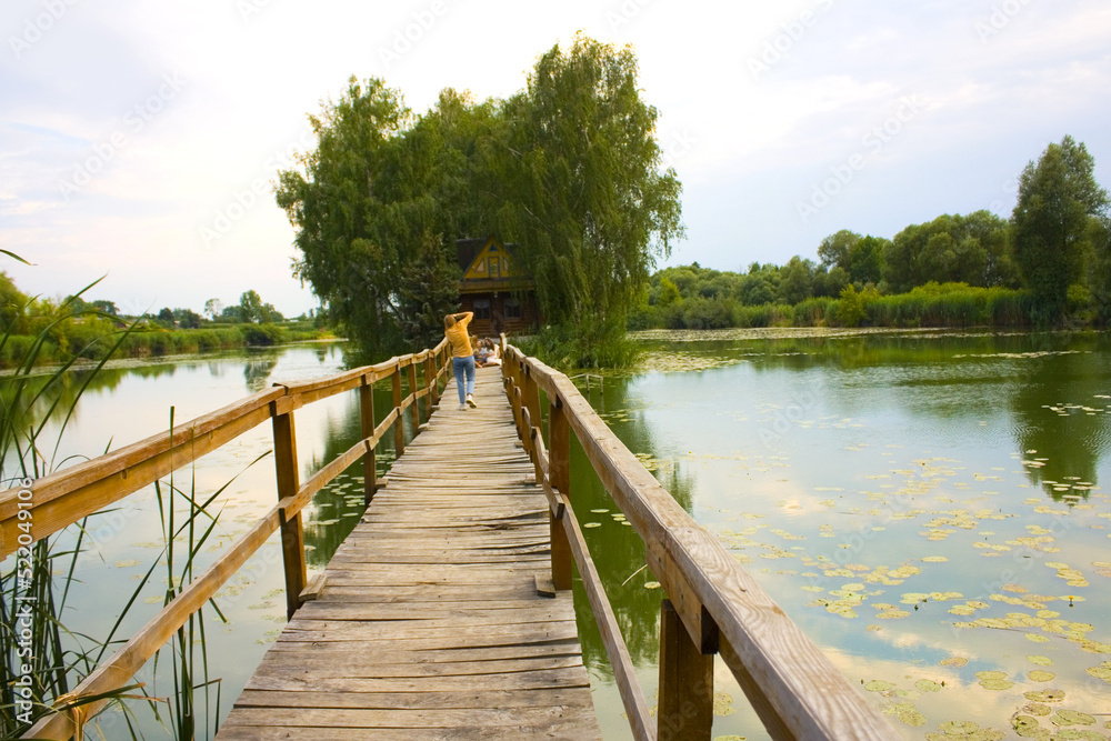 Fisherman's house in Stary Solotvyn, Zhytomyr region, Ukraine	
