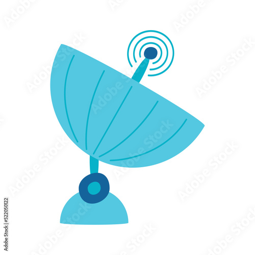 antena satellite space outer
