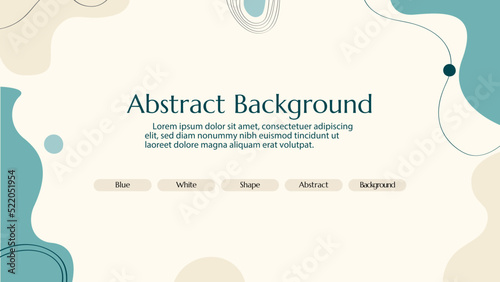 Vector flat abstract doodle background
