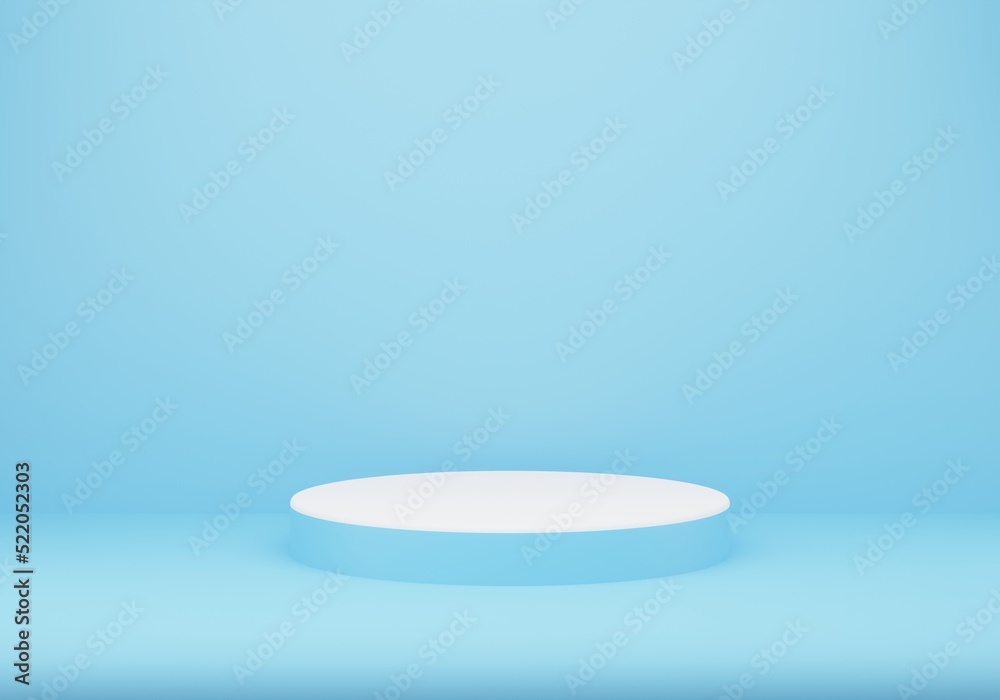 3d background product display podium scene. Blue circle podium product, Blue product display, Blue product stand on blue background. 3d background product display podium scene. Blue circle podium product, Blue product display, Blue product stand on blue background.