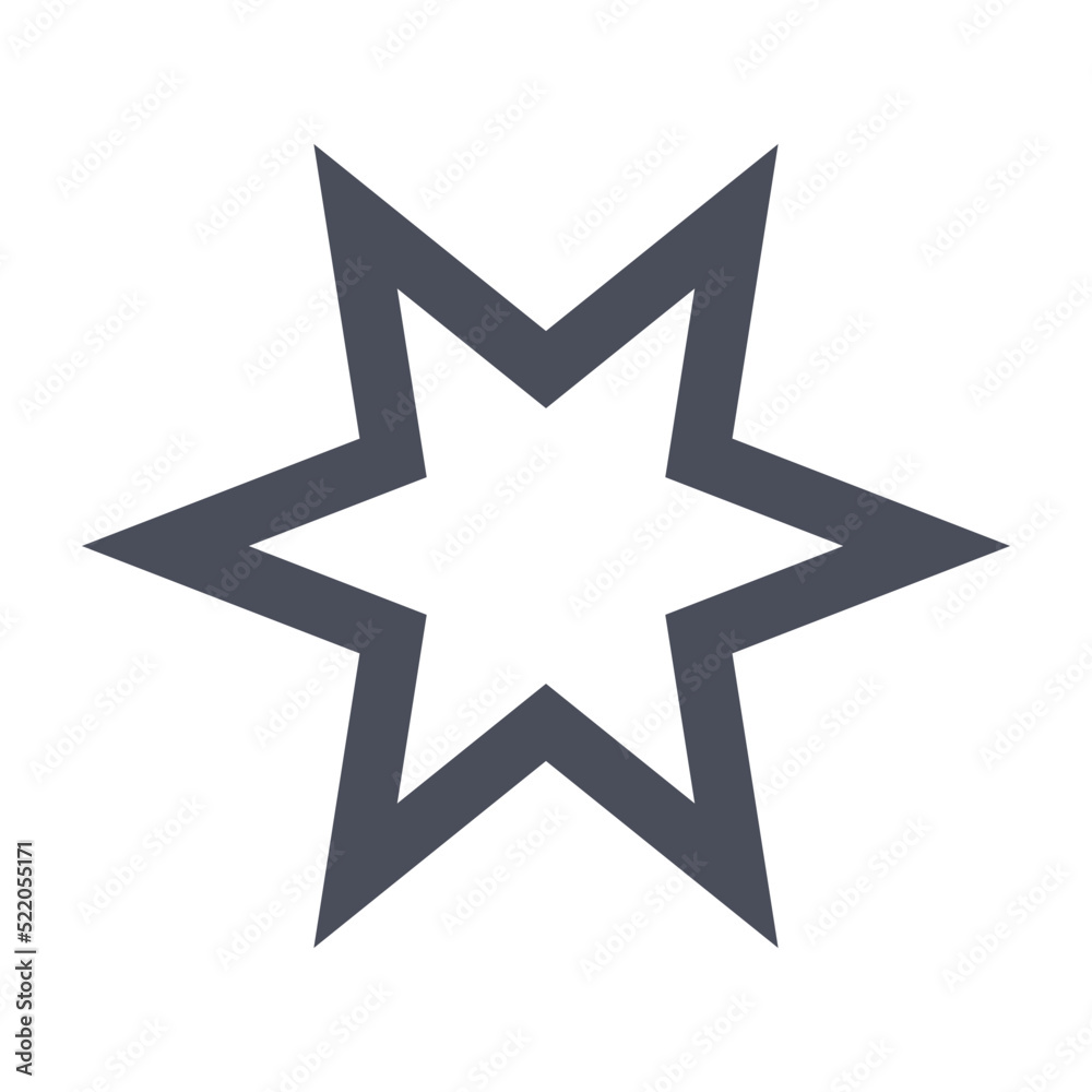 web mark as favorite star icon in different style vector illustration. two colored and black web mark as favorite star vector icons designed in filled, outline, line .
