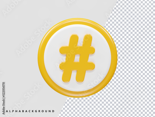 Hash tag icon