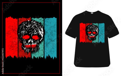 Skull best creative t-shirt design 