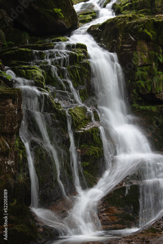 Fototapeta Naklejka Na Ścianę i Meble -  Waterfall on the Black Stream in Hejnice (Černý vodopád) 
