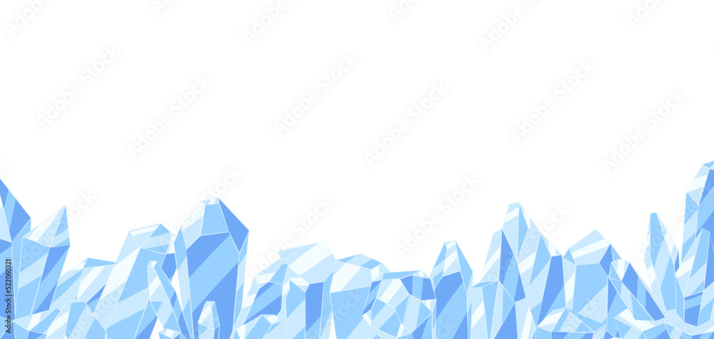 Fototapeta premium Background with crystals or crystalline minerals. Jewelry or semiprecious gem stones.