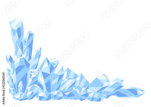 Background with crystals or crystalline minerals. Jewelry or semiprecious gem stones.