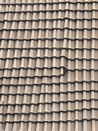 greater number of roof tiles