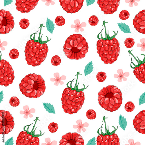 seamless background with berries