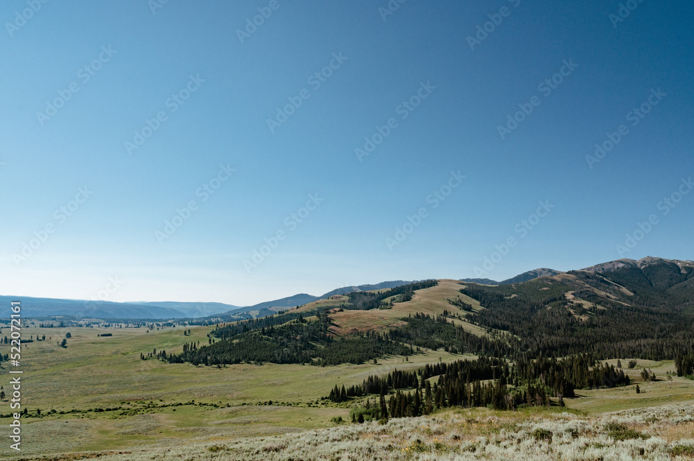 Obraz premium Grand Loop Scenery in Yellowstone National Park