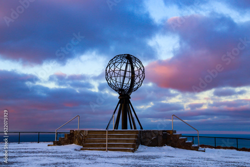 Nordkapp in winter with an incredibly beautiful sky
(Norway) photo