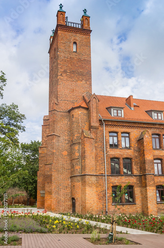 Tower of the city library in Slupsk photo