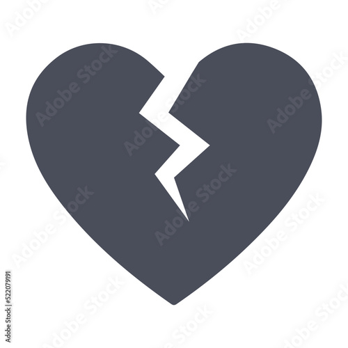 heart icon . Icon man pictogram playing heart broken in the trash.