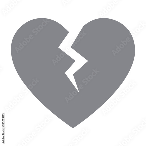 heart icon . Icon man pictogram playing heart broken in the trash.