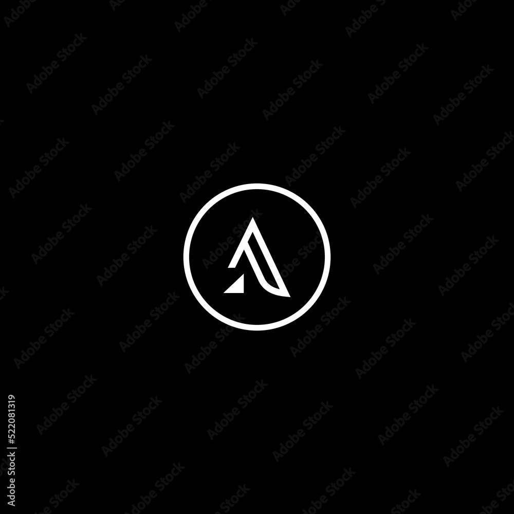 Initial letter mark A logo design template Initial letter mark A logo design template