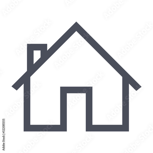 Collection home icons. House symbol. Set of real estate objects and houses black icons isolated on white background. 
