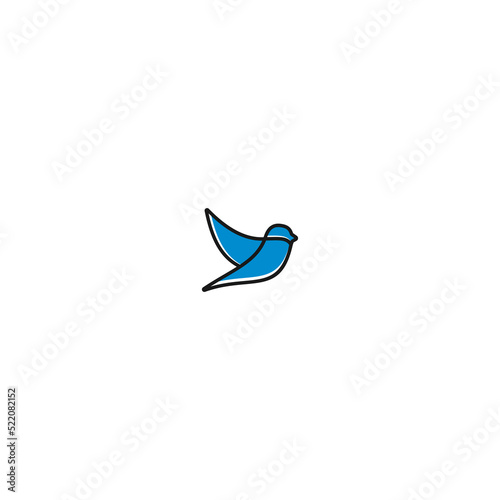 bird logo design vector