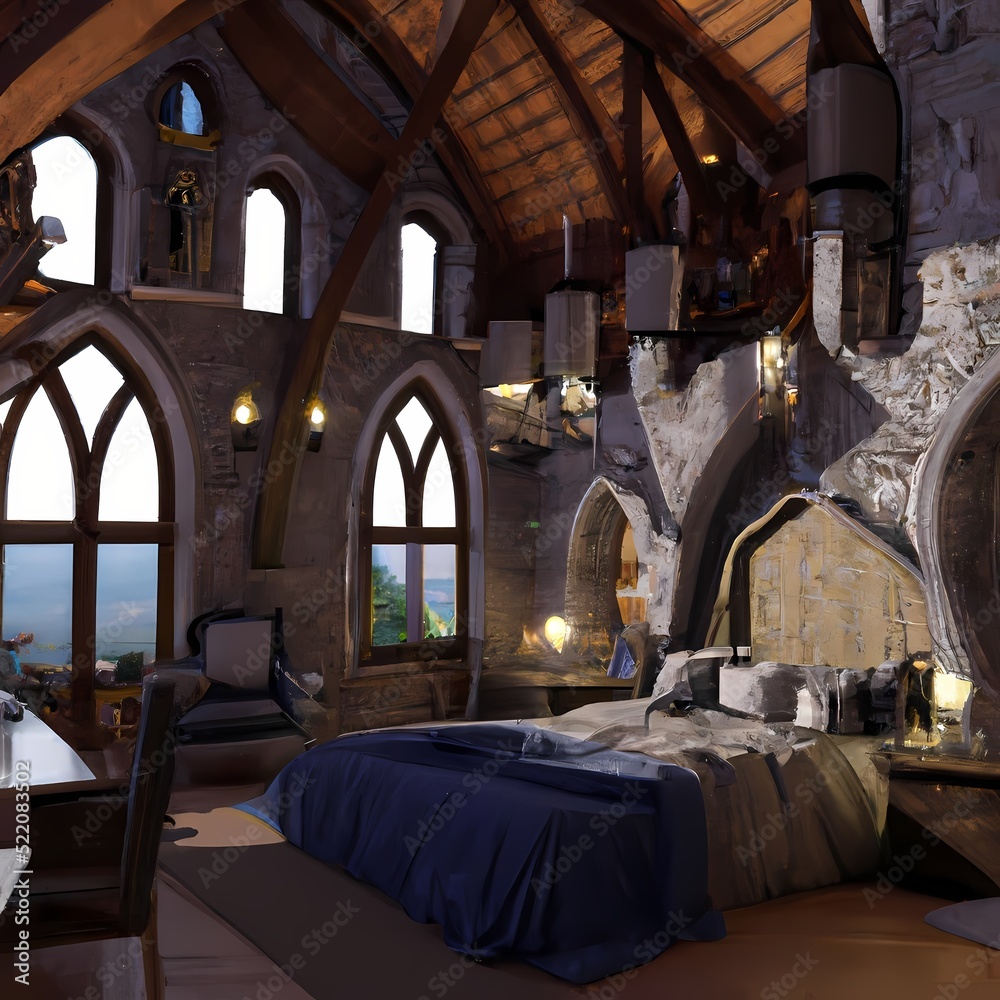ROG Medieval Fantasy Bedroom | 3d Models for Daz Studio and Poser