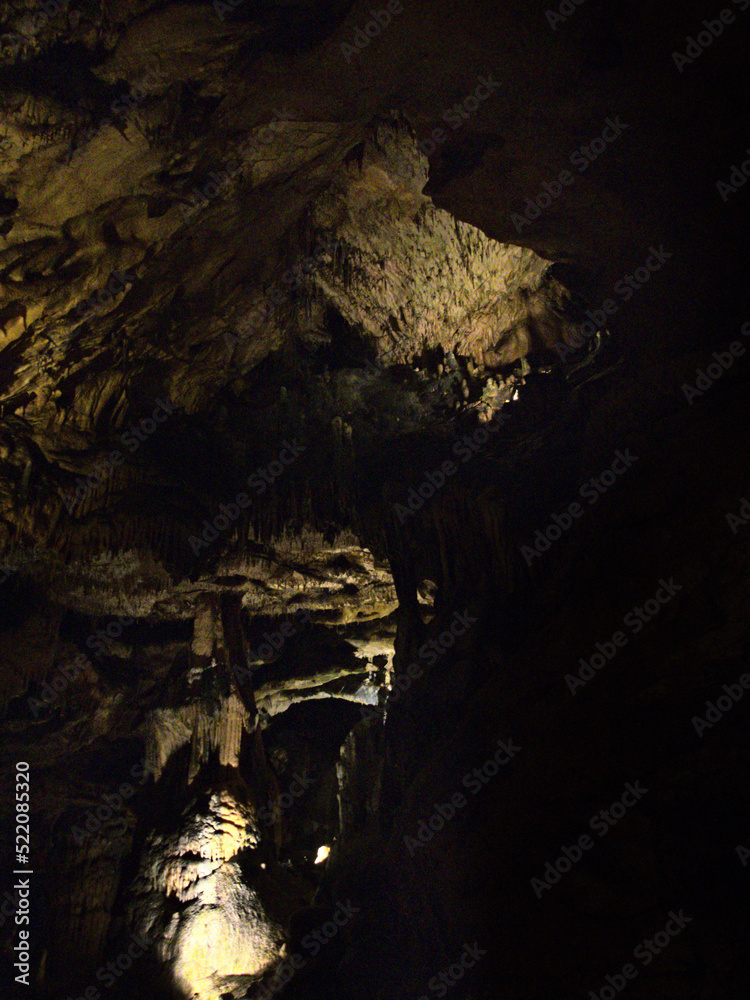 Roset-Fluans, France 2022 : Visit of the magnificent Grotte d'Osselle, discovered in the 13th century