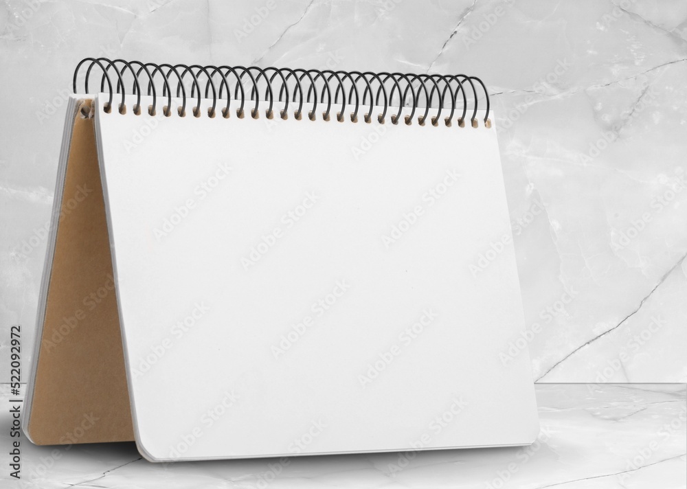 tear-off calendar sheet, empty and blank tear-off calendar sheet, empty and blank