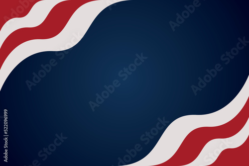Columbus Day Background with Stars and Copy Space Area.