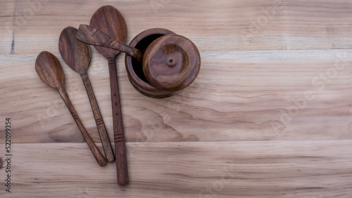 Call for delivery. Top view of plate and smart phone laying on the rustic wooden desk. mobile phone served on wood plate, concept and idea. wooden plate with mobile. wooden. wooden utensils.Call for d