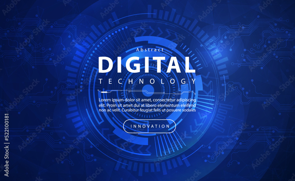 Digital technology banner blue background concept, technology light purple sky effect, abstract tech, innovation future data, internet network, Ai big data, lines dots connection, illustration vector Digital technology banner blue background concept, technology light purple sky effect, abstract tech, innovation future data, internet network, Ai big data, lines dots connection, illustration vector