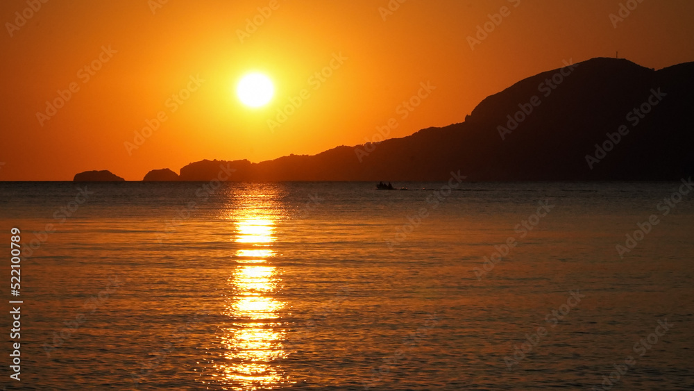 sunrise in Katigiorgis on a beautiful summer morning. sunrise in Katigiorgis on a beautiful summer morning.