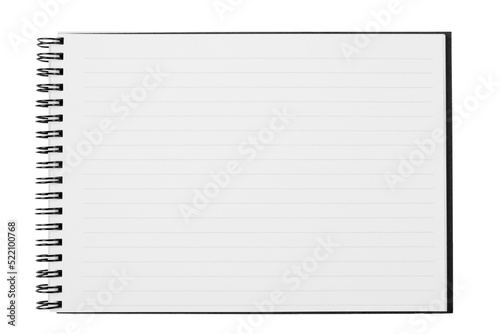 Blank Open Wide Notebook