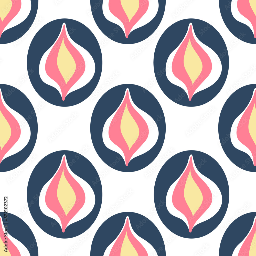 Vector cute seamless pattern with abstract shapes. Print for clothes, wrapping paper, wallpaper Vector cute seamless pattern with abstract shapes. Print for clothes, wrapping paper, wallpaper