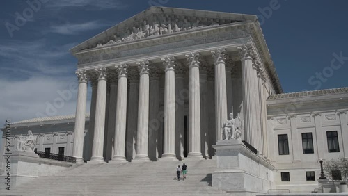 The US Supreme Court, a peaceful noon photo