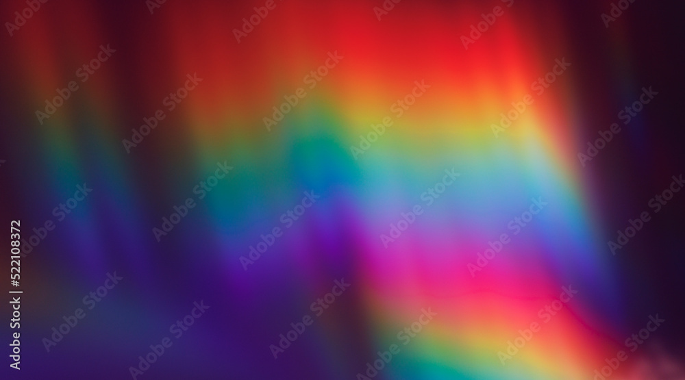 Beautiful spectral gradient of sunlight on the wall.