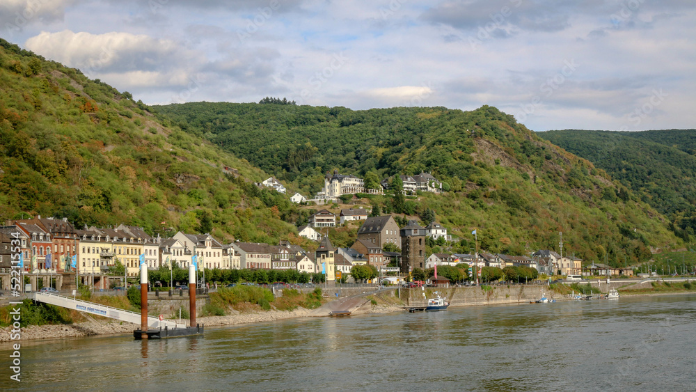 Fototapeta premium Scenes from the Rhine River, Germany