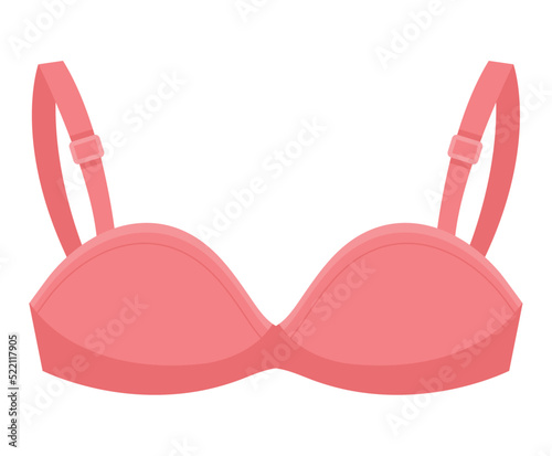 pink bra illustration
