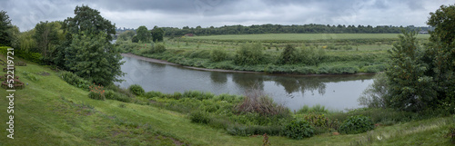 river severn. panorama. england, Shrewsbury, Uffington, UK, verenigd koninkrijk. photo