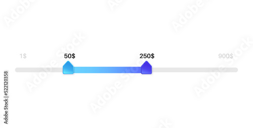 Price range filter