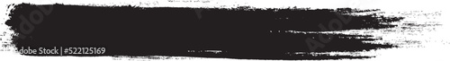 Fototapeta Naklejka Na Ścianę i Meble -  Black brush stroke isolated on background. Trendy brush stroke vector for black ink paint, grunge backdrop, dirt banner, watercolor design and dirty texture. Brush stroke vector