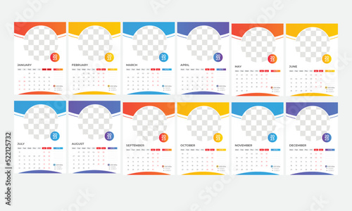 2023 Calendar Design Layout