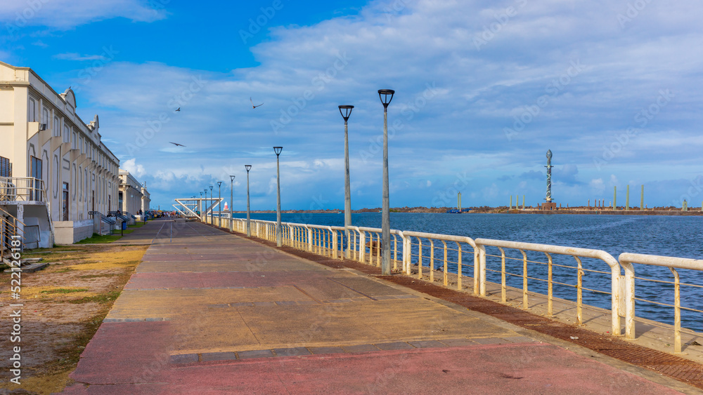 Partial view of the Port Pier