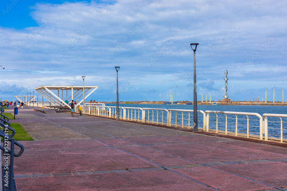 Partial view of the Port Pier