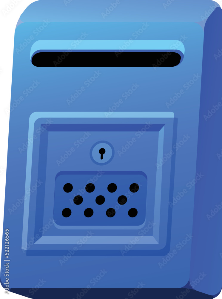 Apartment mailbox icon cartoon vector. Mail man Apartment mailbox icon cartoon vector. Mail man
