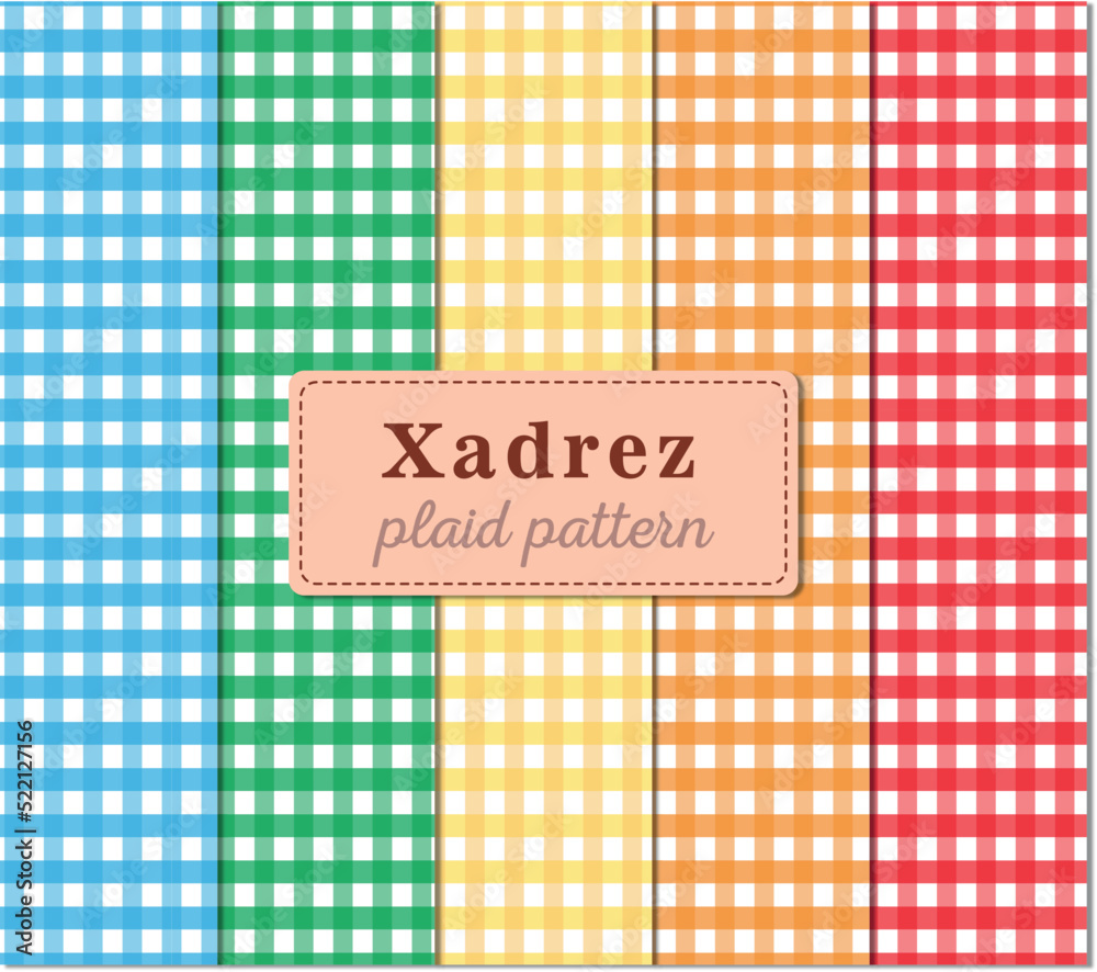 Xadrez plaid pattern
