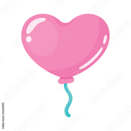 heart balloon helium floating