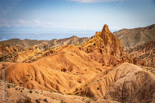 Fairytale canyon, Kyrgyzstan, Silk Road, Central Asia, red rocks, colourful