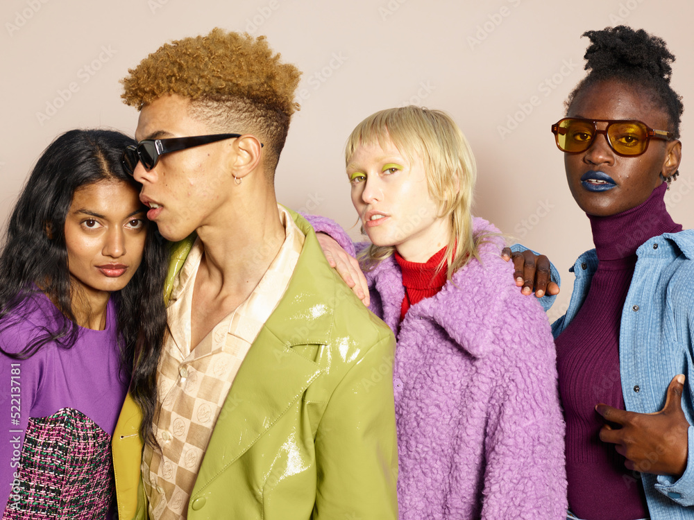 © ohlamour studio/Stocksy - Winter fashion of diverse young people © ohlamour studio/Stocksy - Winter fashion of diverse young people